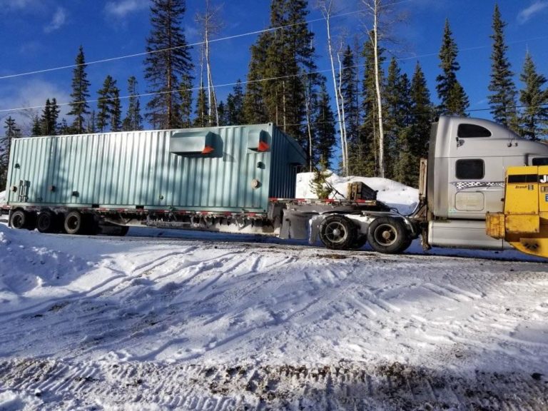 Water treatment system arriving