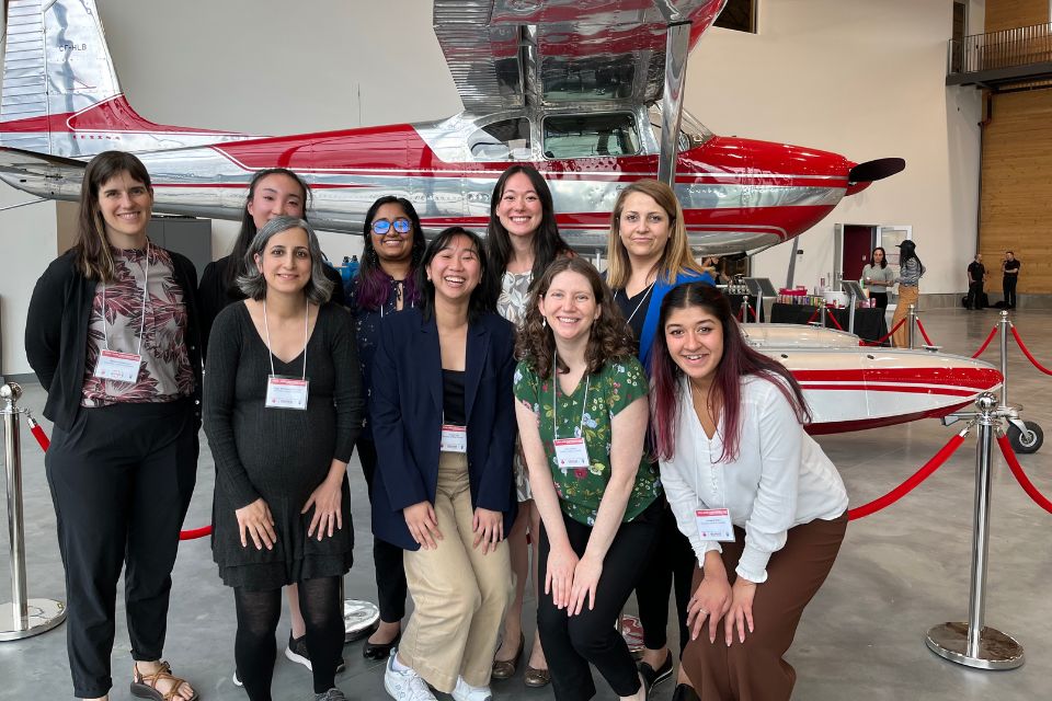 Jessica Wolf with a group of UBC Colleagues