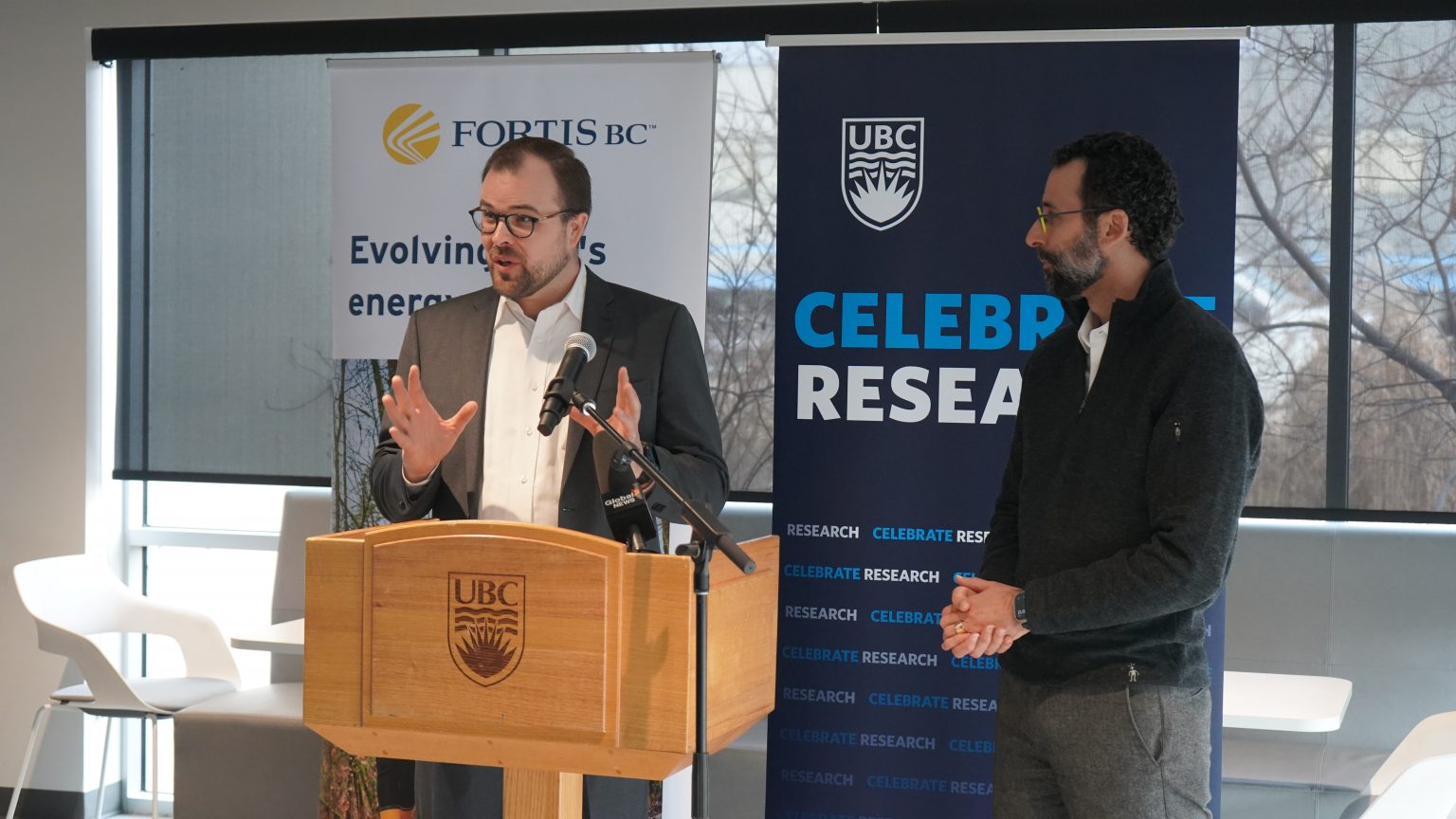 Dr. Joshua Brinkerhoff and Dr. Will Hughes of UBCO School of Engineering
