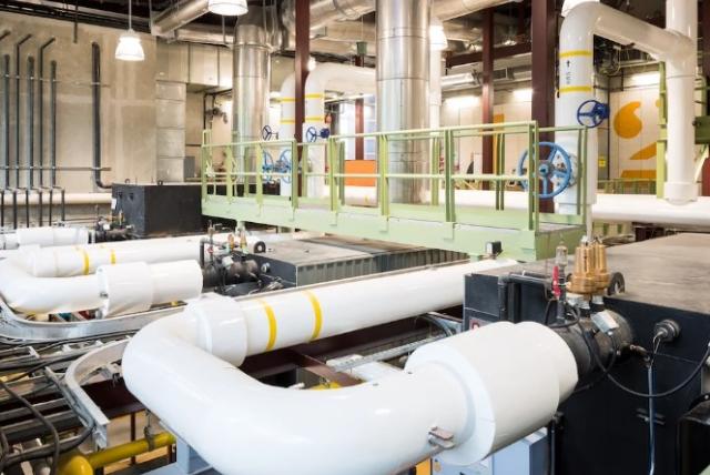 The False Creek utility under Vancouver’s Cambie Bridge.