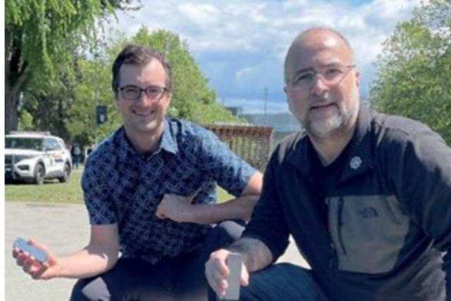 Drs. Ryan Ziels and Steve Hallam.