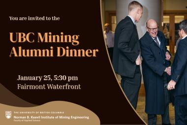 UBC Mining Alumni Dinner