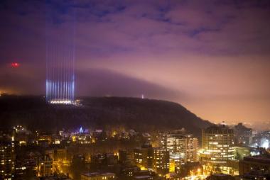 Beam of Light Ceremony in Montreal