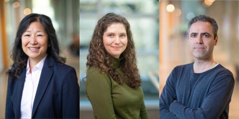 Headshots of Naoko Ellis, Jenna Usprech, Ahmad Mohammadpanah