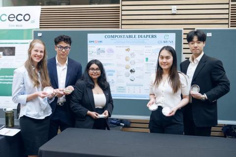 Compostable Diapers Design and Innovation Day Team