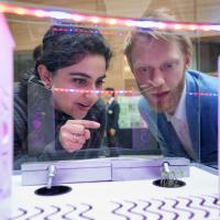 A UBC integrated engineering student describing her capstone project named iGrow.